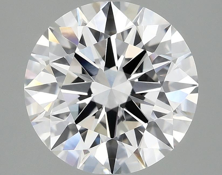 3.09 Carat Round Shaped Ideal Cut VVS2 IGI Certified Lab Grown Diamond