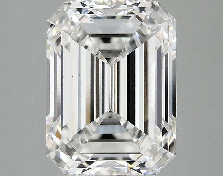 3.09 Carat Emerald Shaped Excellent Cut VS1 IGI Certified Lab Grown Diamond
