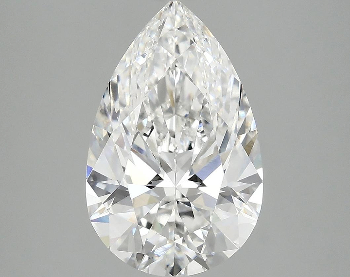 3.05 Carat Pear Shaped Ideal Cut VVS2 IGI Certified Lab Grown Diamond