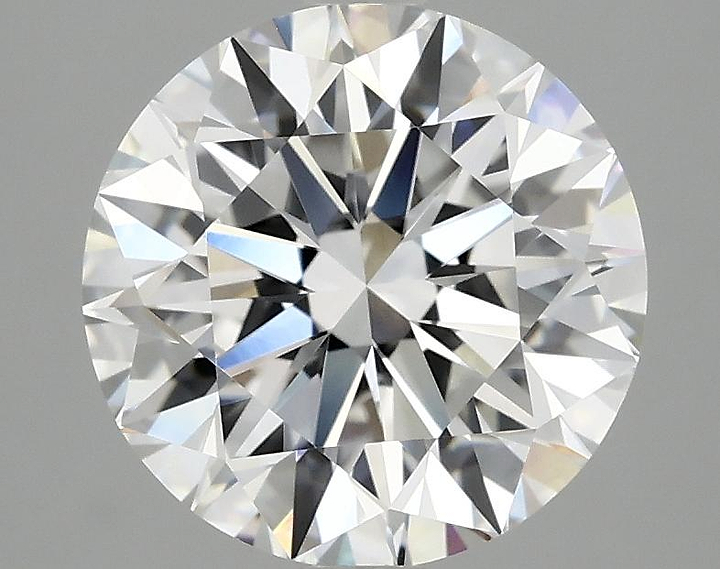 3.09 Carat Round Shaped Excellent Cut VVS2 IGI Certified Lab Grown Diamond