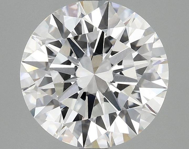 3.04 Carat Round Shaped Excellent Cut VVS2 IGI Certified Lab Grown Diamond