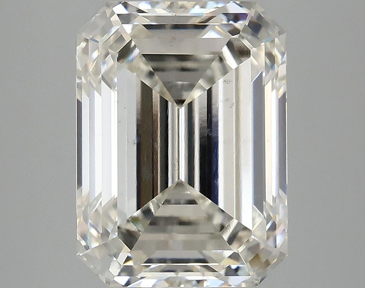 4.09 Carat Emerald Shaped Excellent Cut VS2 IGI Certified Lab Grown Diamond