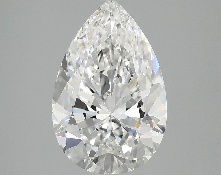 3.03 Carat Pear Shaped Excellent Cut VS1 IGI Certified Lab Grown Diamond