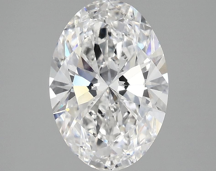 2.52 Carat Oval Shaped Ideal Cut VVS2 IGI Certified Lab Grown Diamond