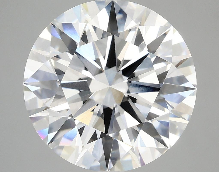 6.06 Carat Round Shaped Ideal Cut VVS2 IGI Certified Lab Grown Diamond