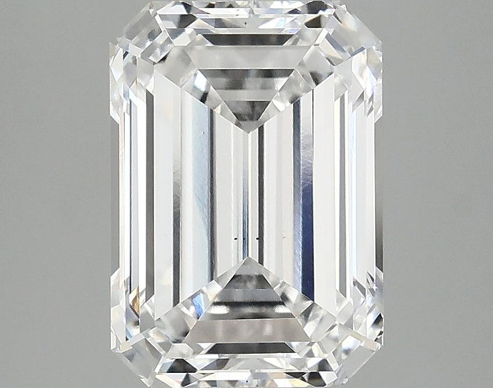 3.02 Carat Emerald Shaped Ideal Cut VS1 IGI Certified Lab Grown Diamond