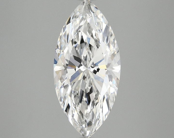 2.98 Carat Marquise Shaped Excellent Cut VVS2 IGI Certified Lab Grown Diamond