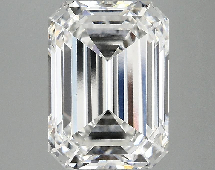3.1 Carat Emerald Shaped Ideal Cut VVS2 IGI Certified Lab Grown Diamond