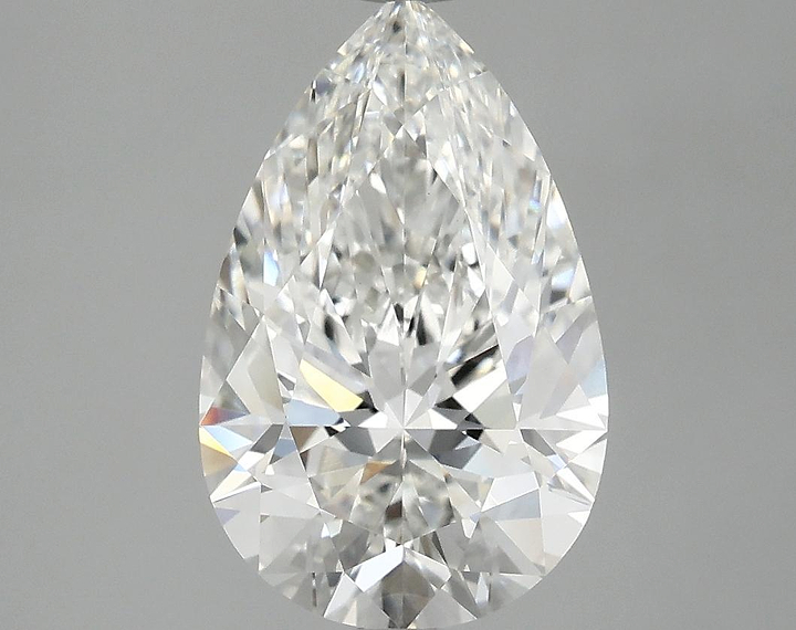 3.05 Carat Pear Shaped Ideal Cut VVS2 IGI Certified Lab Grown Diamond
