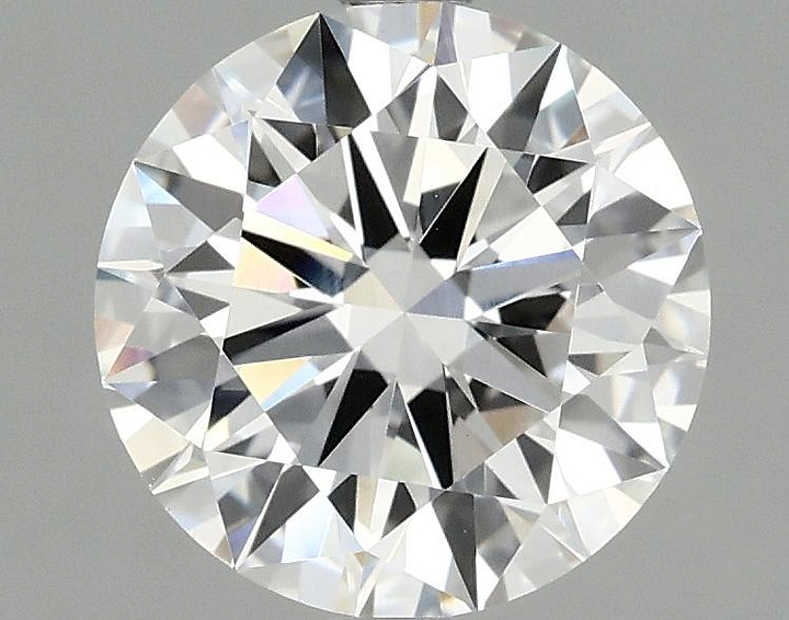 2.08 Carat Round Shaped Ideal Cut VVS2 IGI Certified Lab Grown Diamond