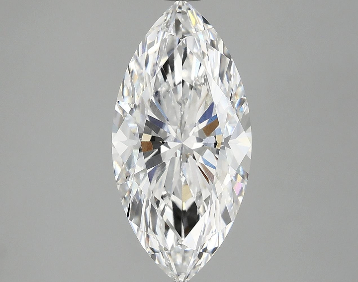 3.06 Carat Marquise Shaped Excellent Cut VVS2 IGI Certified Lab Grown Diamond