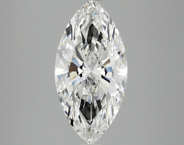 3.09 Carat Marquise Shaped Ideal Cut VVS2 IGI Certified Lab Grown Diamond
