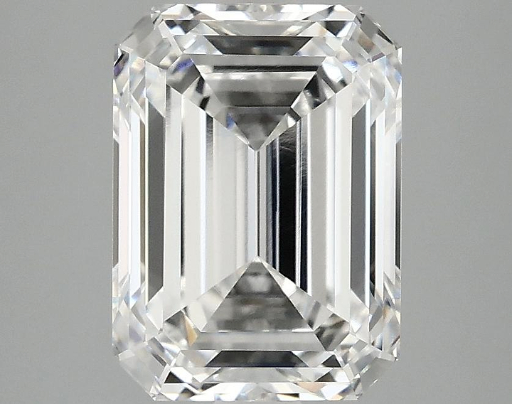 3.02 Carat Emerald Shaped Excellent Cut VVS2 IGI Certified Lab Grown Diamond
