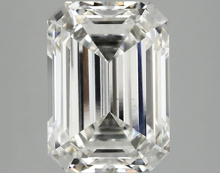 3.85 Carat Emerald Shaped Ideal Cut VS1 IGI Certified Lab Grown Diamond