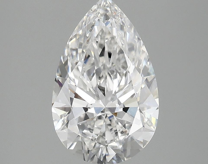 2.02 Carat Pear Shaped Ideal Cut VVS2 IGI Certified Lab Grown Diamond