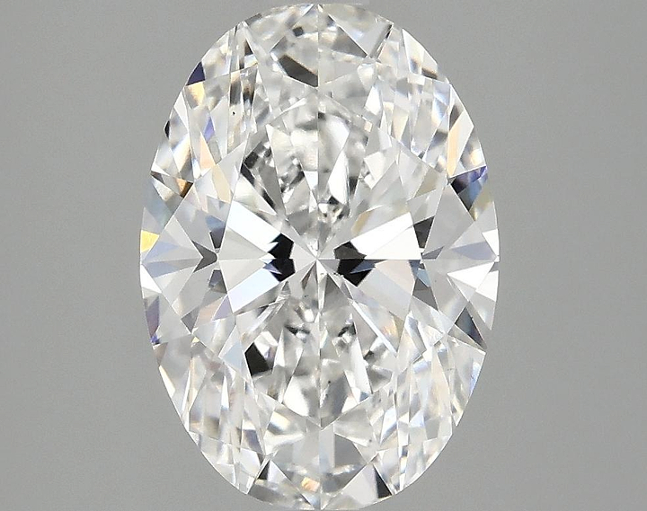 2.5 Carat Oval Shaped Ideal Cut VS2 IGI Certified Lab Grown Diamond