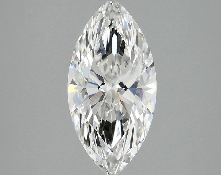 2.02 Carat Marquise Shaped Ideal Cut VVS2 IGI Certified Lab Grown Diamond