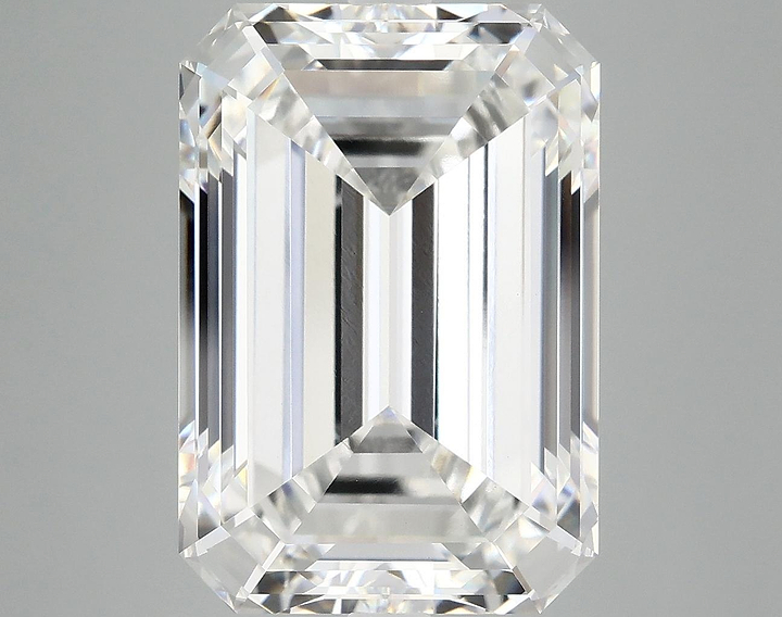 10.29 Carat Emerald Shaped Ideal Cut VVS2 IGI Certified Lab Grown Diamond