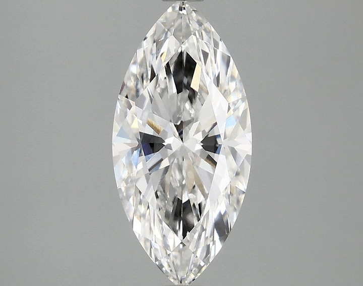 2.08 Carat Marquise Shaped Excellent Cut VVS2 IGI Certified Lab Grown Diamond
