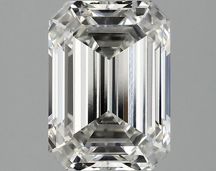 2.1 Carat Emerald Shaped Excellent Cut VVS2 IGI Certified Lab Grown Diamond