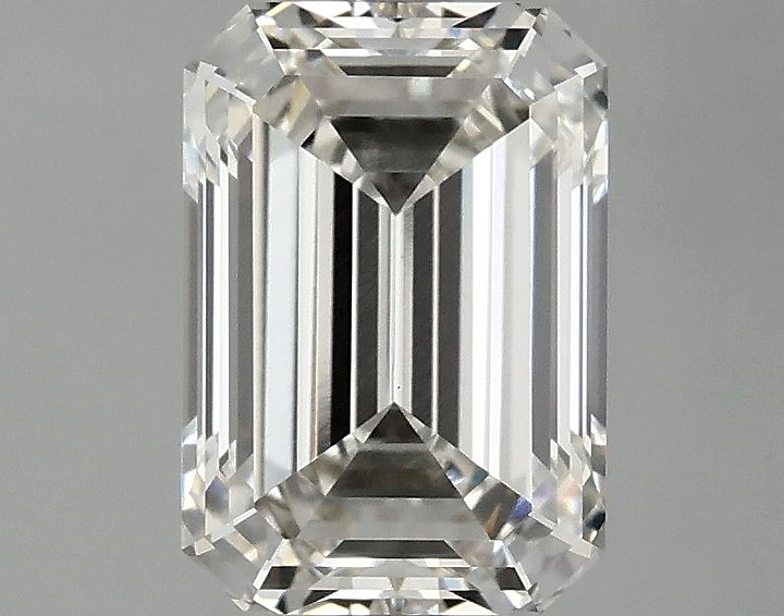 2.49 Carat Emerald Shaped Ideal Cut VVS2 IGI Certified Lab Grown Diamond