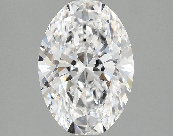 1.66 Carat Oval Shaped Ideal Cut VVS2 IGI Certified Lab Grown Diamond