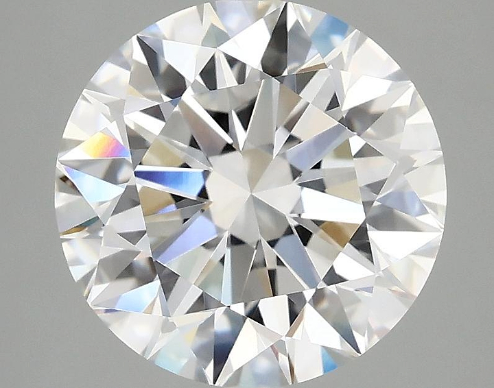 3.03 Carat Round Shaped Excellent Cut VVS2 IGI Certified Lab Grown Diamond