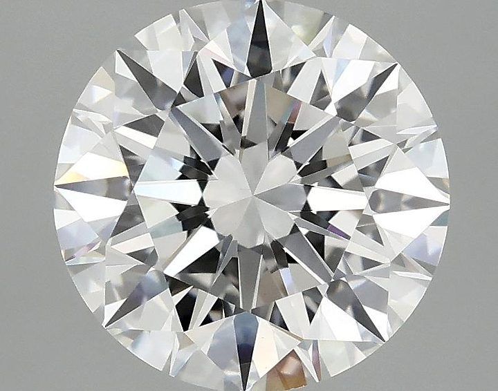 3.06 Carat Round Shaped Excellent Cut VVS2 IGI Certified Lab Grown Diamond