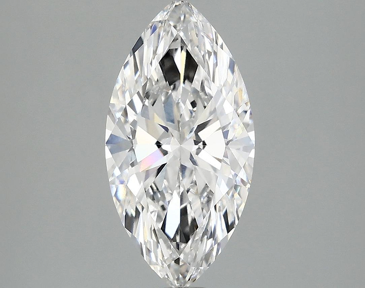 2.03 Carat Marquise Shaped Ideal Cut VVS2 IGI Certified Lab Grown Diamond
