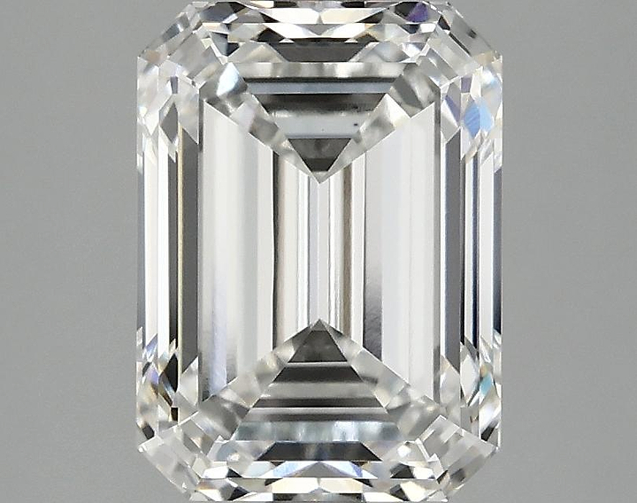 3.04 Carat Emerald Shaped Excellent Cut VS1 IGI Certified Lab Grown Diamond