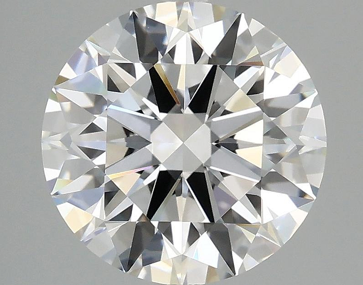 3.07 Carat Round Shaped Ideal Cut VVS2 IGI Certified Lab Grown Diamond