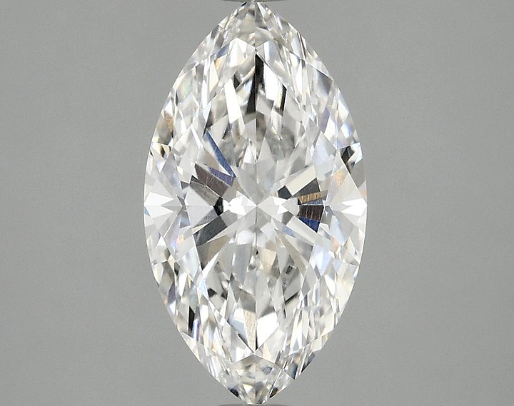 1.98 Carat Marquise Shaped Excellent Cut VVS2 IGI Certified Lab Grown Diamond