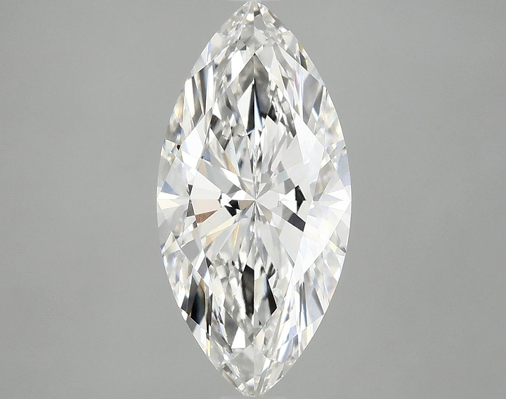 3.03 Carat Marquise Shaped Excellent Cut VVS2 IGI Certified Lab Grown Diamond