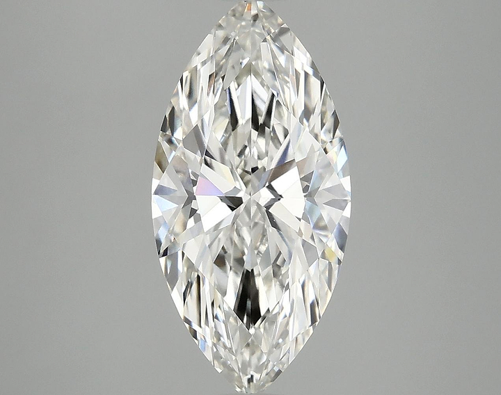 3.06 Carat Marquise Shaped Ideal Cut VVS2 IGI Certified Lab Grown Diamond