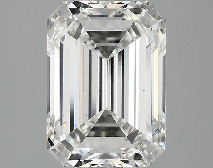 3.09 Carat Emerald Shaped Ideal Cut VS1 IGI Certified Lab Grown Diamond