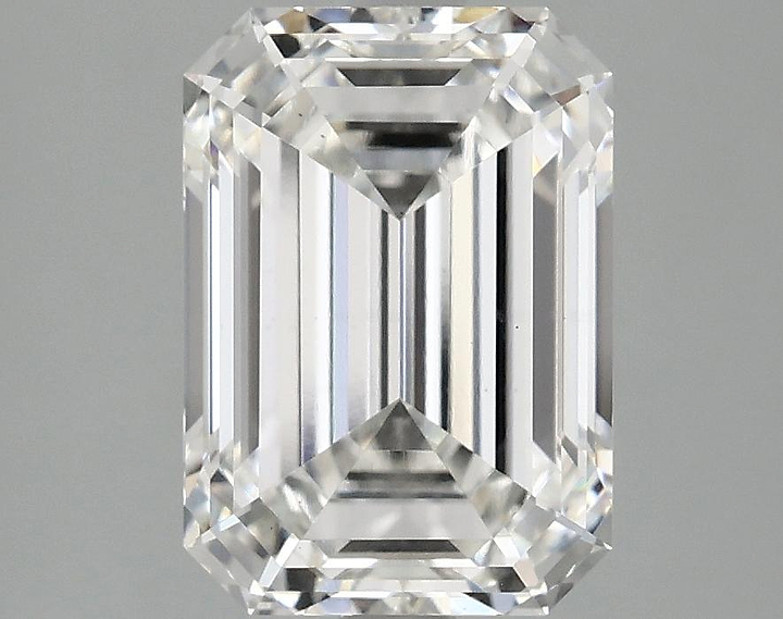 3.08 Carat Emerald Shaped Ideal Cut VS2 IGI Certified Lab Grown Diamond