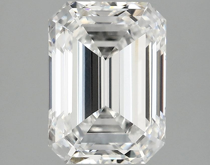 2.55 Carat Emerald Shaped Excellent Cut VS1 IGI Certified Lab Grown Diamond