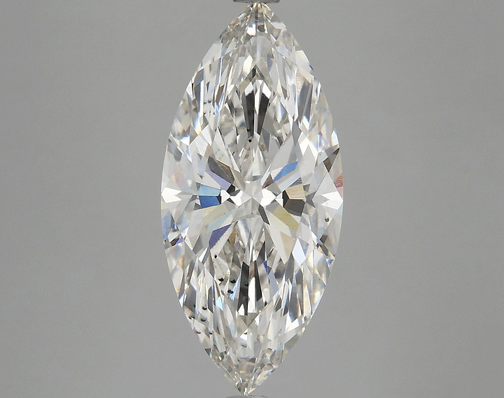 4.12 Carat Marquise Shaped Excellent Cut SI1 IGI Certified Lab Grown Diamond
