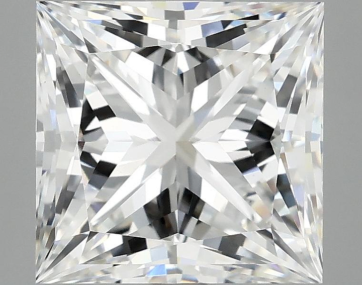 4.1 Carat Princess Shaped Ideal Cut VVS2 IGI Certified Lab Grown Diamond