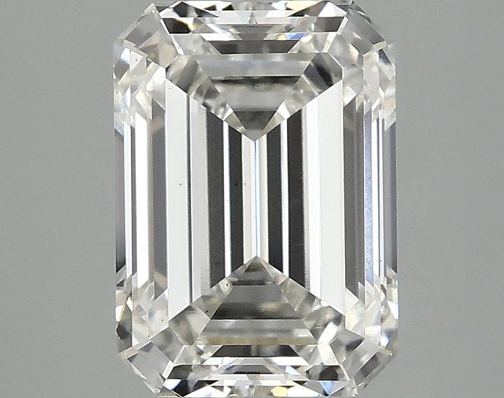 2.58 Carat Emerald Shaped Ideal Cut VS1 IGI Certified Lab Grown Diamond
