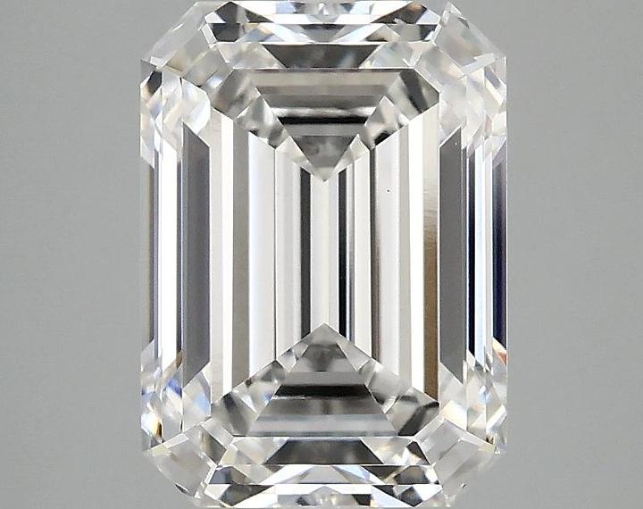 3.05 Carat Emerald Shaped Excellent Cut VS1 IGI Certified Lab Grown Diamond