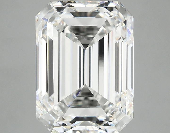 7.2 Carat Emerald Shaped Excellent Cut VVS2 IGI Certified Lab Grown Diamond