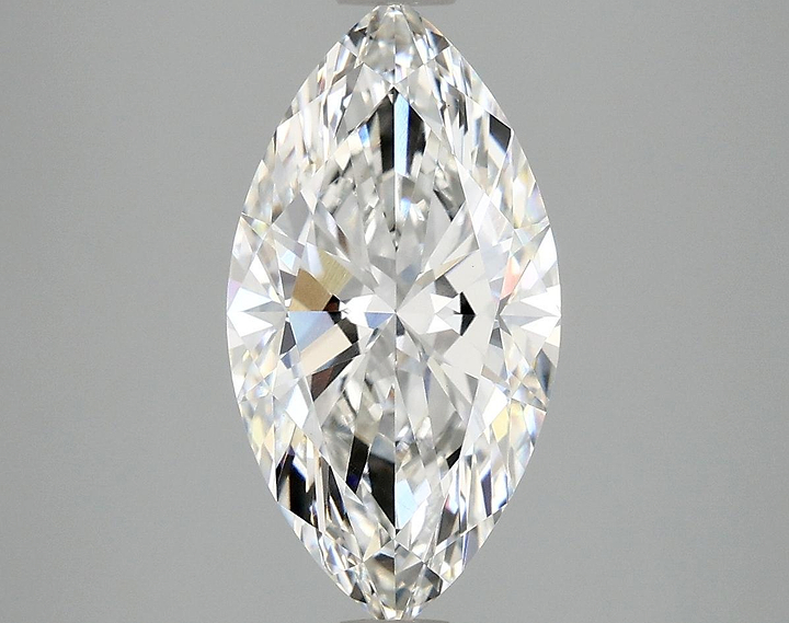 2.86 Carat Marquise Shaped Excellent Cut VVS2 IGI Certified Lab Grown Diamond