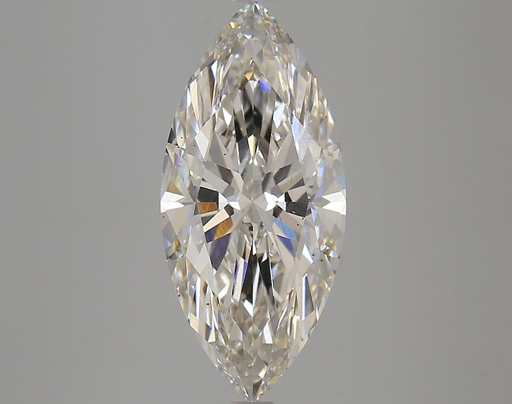 4.05 Carat Marquise Shaped Excellent Cut SI1 IGI Certified Lab Grown Diamond