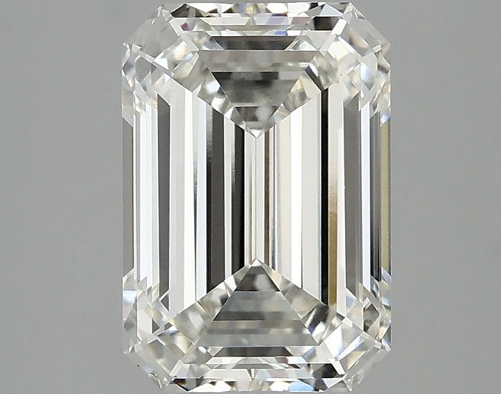 2.91 Carat Emerald Shaped Ideal Cut VVS2 IGI Certified Lab Grown Diamond