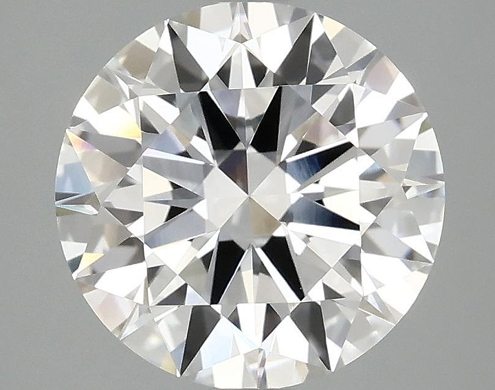 3.09 Carat Round Shaped Ideal Cut VVS2 IGI Certified Lab Grown Diamond