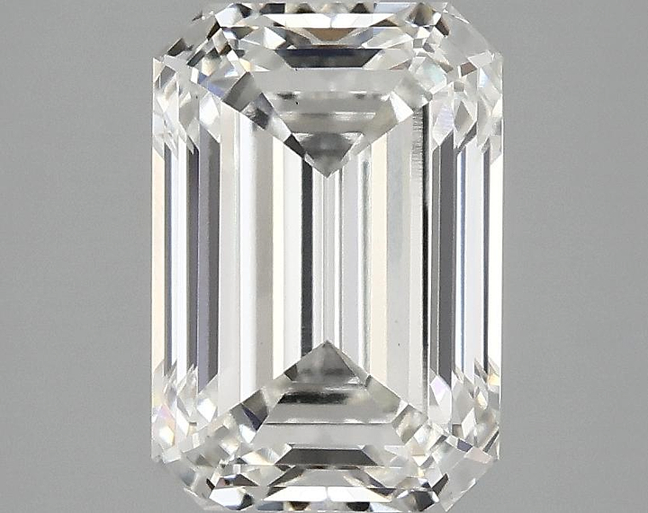 2.97 Carat Emerald Shaped Ideal Cut VS1 IGI Certified Lab Grown Diamond
