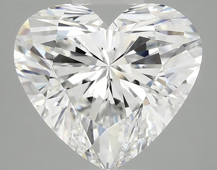 3.1 Carat Heart Shaped Ideal Cut VVS2 IGI Certified Lab Grown Diamond