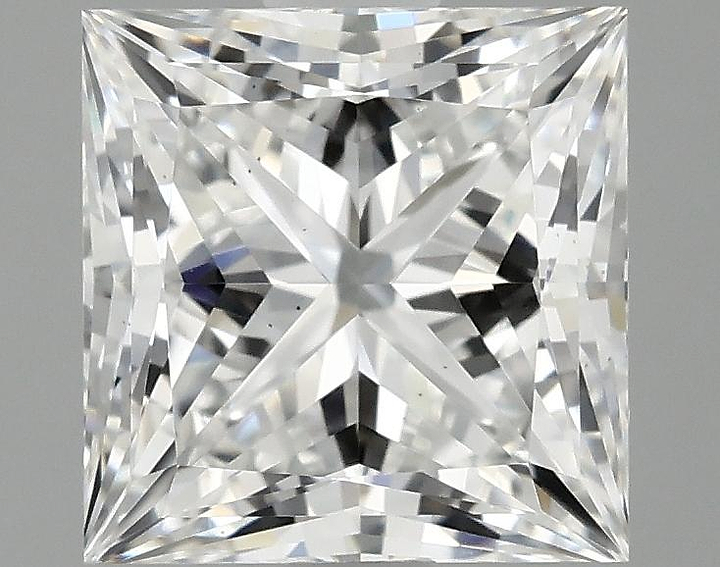 1.59 Carat Princess Shaped Ideal Cut VS2 IGI Certified Lab Grown Diamond