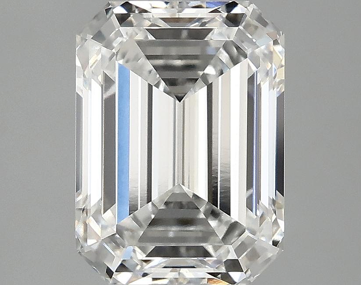 3.09 Carat Emerald Shaped Excellent Cut VS1 IGI Certified Lab Grown Diamond